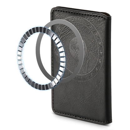 Wallet Case for Magsafe Leather Magnetic Bag Card Holder