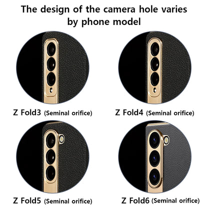 LANGSIDI Leather Case Leather for Samsung Galaxy Z Fold 6 5 4 3