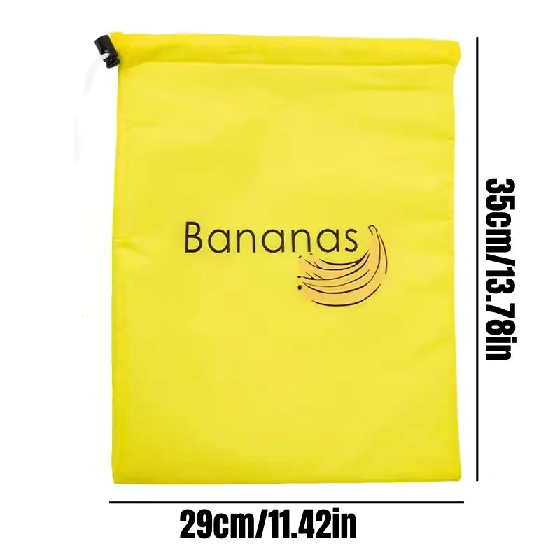 1/2/3/5Pcs Durable Yellow Banana Storage Bags Insulated Fruit Vegetable Fresh-keep