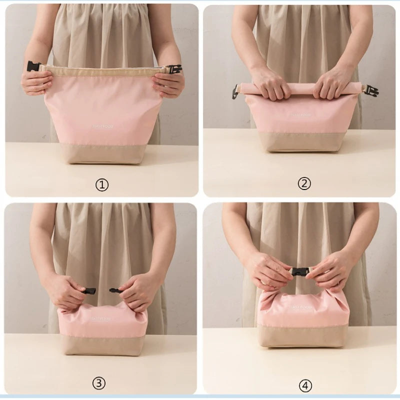 Portable Lunch Bags Outdoor Picnic Bag Insulated Bento Bags