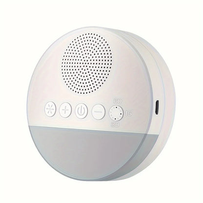 1200mAh Portable USB Rechargeable White Noise Machine with Night Light
