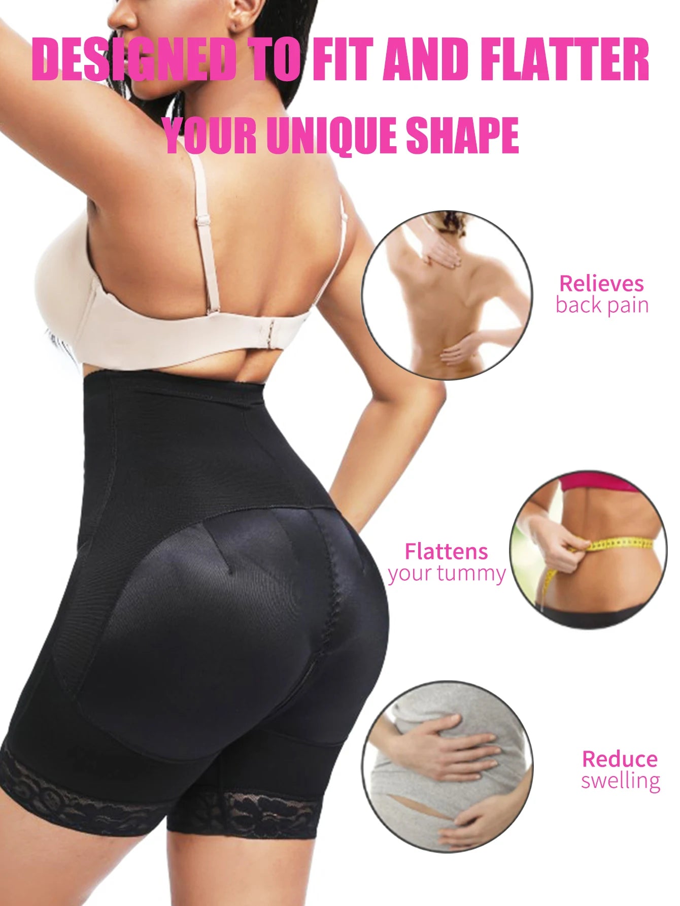 Women High Compression Girdles Waist Trainer High Waist Tummy Control Panties
