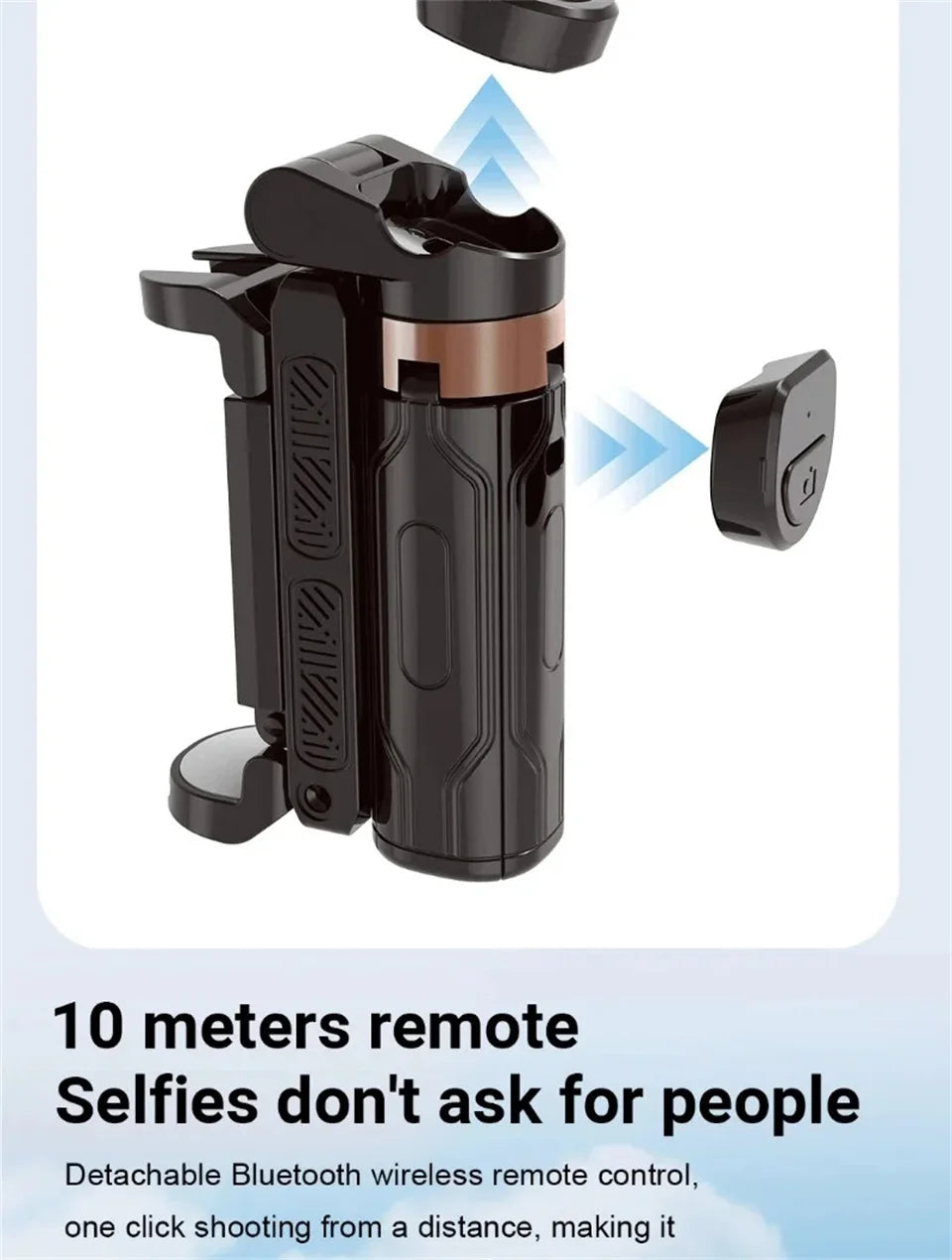 MEUYAG 2026 New Tripod,phone Stand with Bluetooth shutter,Wireless Selfie Stick brackets