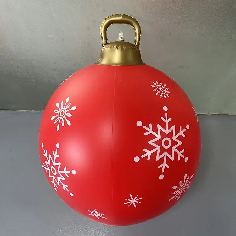 Outdoor Christmas Inflatable Decorated Ball 60cm PVC Giant Big Large Balls Xmas