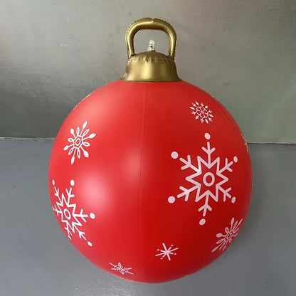 Outdoor Christmas Inflatable Decorated Ball 60cm PVC Giant Big Large Balls Xmas