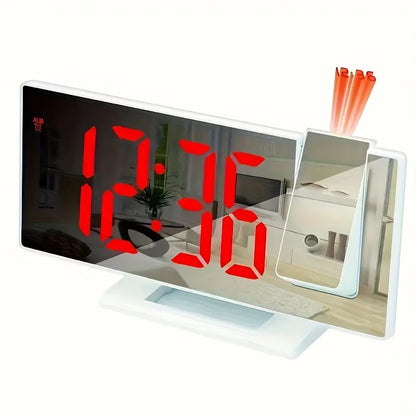 Projection alarm clock  multifunction Intelligent luminous clock Bedroom