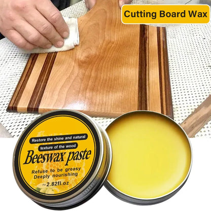 Pasta de cera de abeja para tablas de cortar Nutrición profunda Restaura el brillo natural de la madera Herramienta