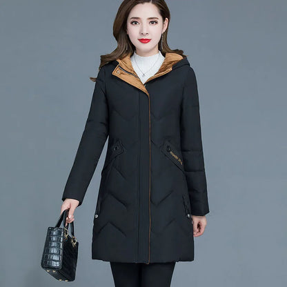 New Female Thickened Down Cotton Jacket