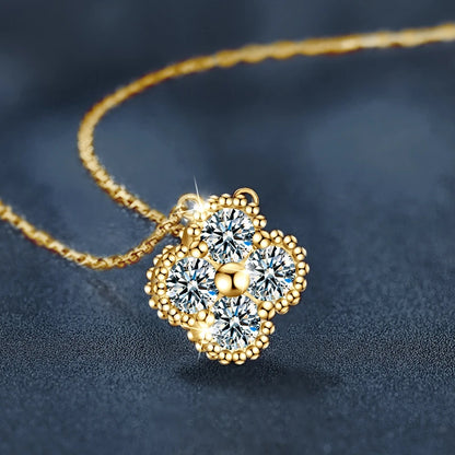 18k Gold Plated 925 Silver 3mm Moissanite Necklace Earrings Bracelet Sets 3 In 1