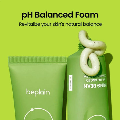 Korean Beplain Mung Bean Pore Serum,Deep Pore Cleansing Foam