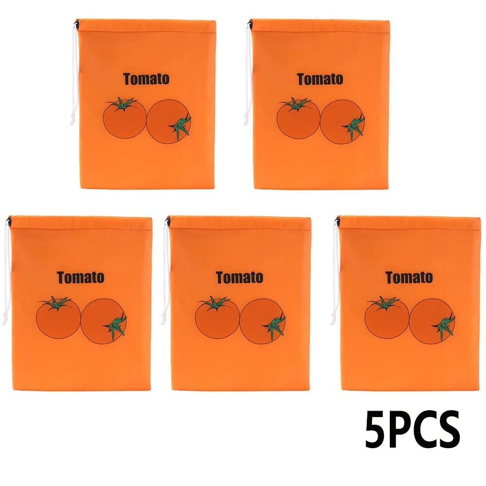 1/2/3/5Pcs Durable Yellow Banana Storage Bags Insulated Fruit Vegetable Fresh-keep