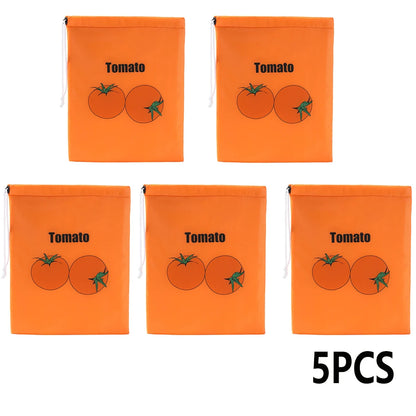 1/2/3/5Pcs Durable Yellow Banana Storage Bags Insulated Fruit Vegetable Fresh-keep