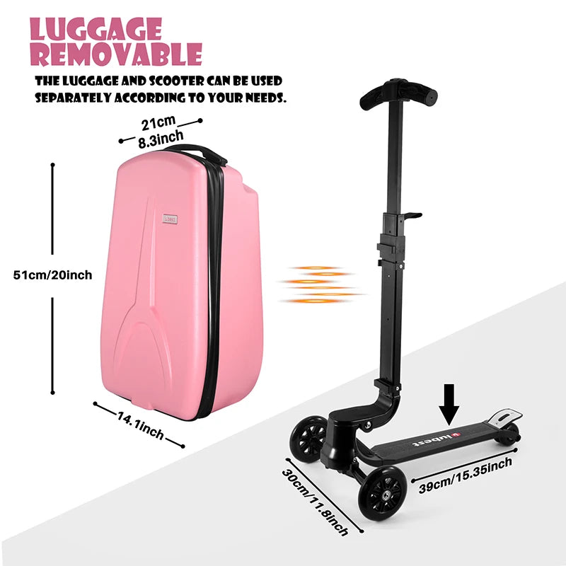 Patinete de ciclismo para niños, nuevo, desmontable, con una sola llave, plegable, para estudiantes