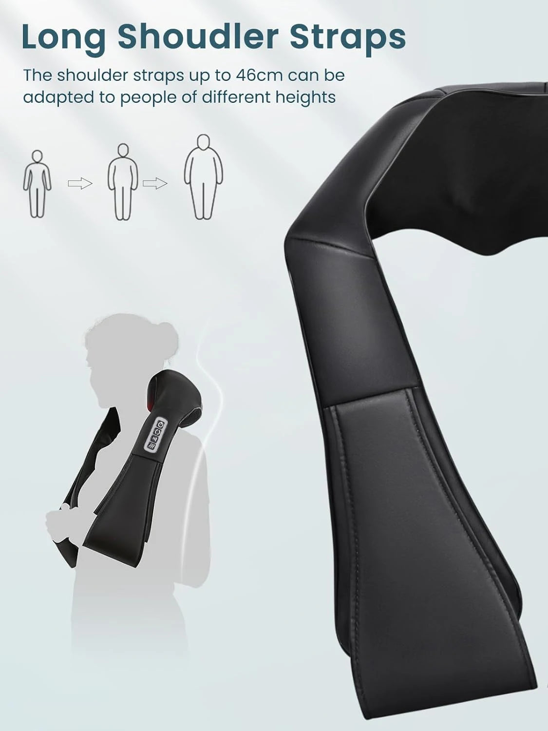 U Shape Deep Kneading Electric Massage Pillow For Neck Waist Leg Body