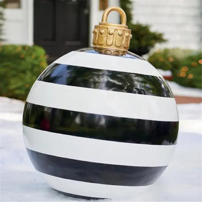 Outdoor Christmas Inflatable Decorated Ball 60cm PVC Giant Big Large Balls Xmas