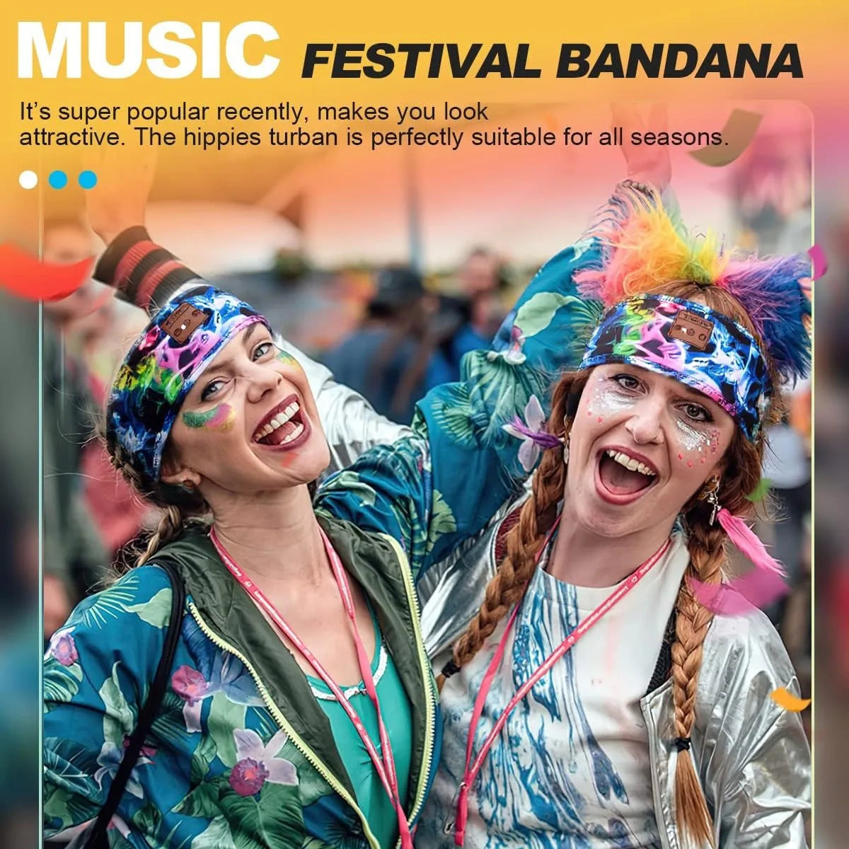 HYE Auriculares Bluetooth Deportivos Diadema Elástica Inalámbricos Música