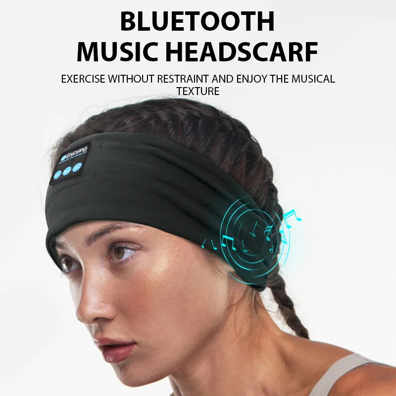 Fone Auriculares Bluetooth Banda de Sudor Deportes Auriculares Inalámbricos Elásticos para Dormir