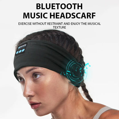 Fone Auriculares Bluetooth Banda de Sudor Deportes Auriculares Inalámbricos Elásticos para Dormir