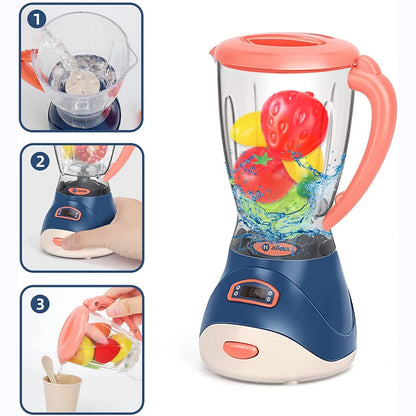 Mini Household Appliances Kitchen Toys, Pretend Play Set with Coffee Maker Blender