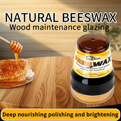 Pulidor para Muebles de Madera de Cera de Abejas - Cuidado para Madera Maciza - Herramientas de Limpieza y Mantenimiento Pulidas