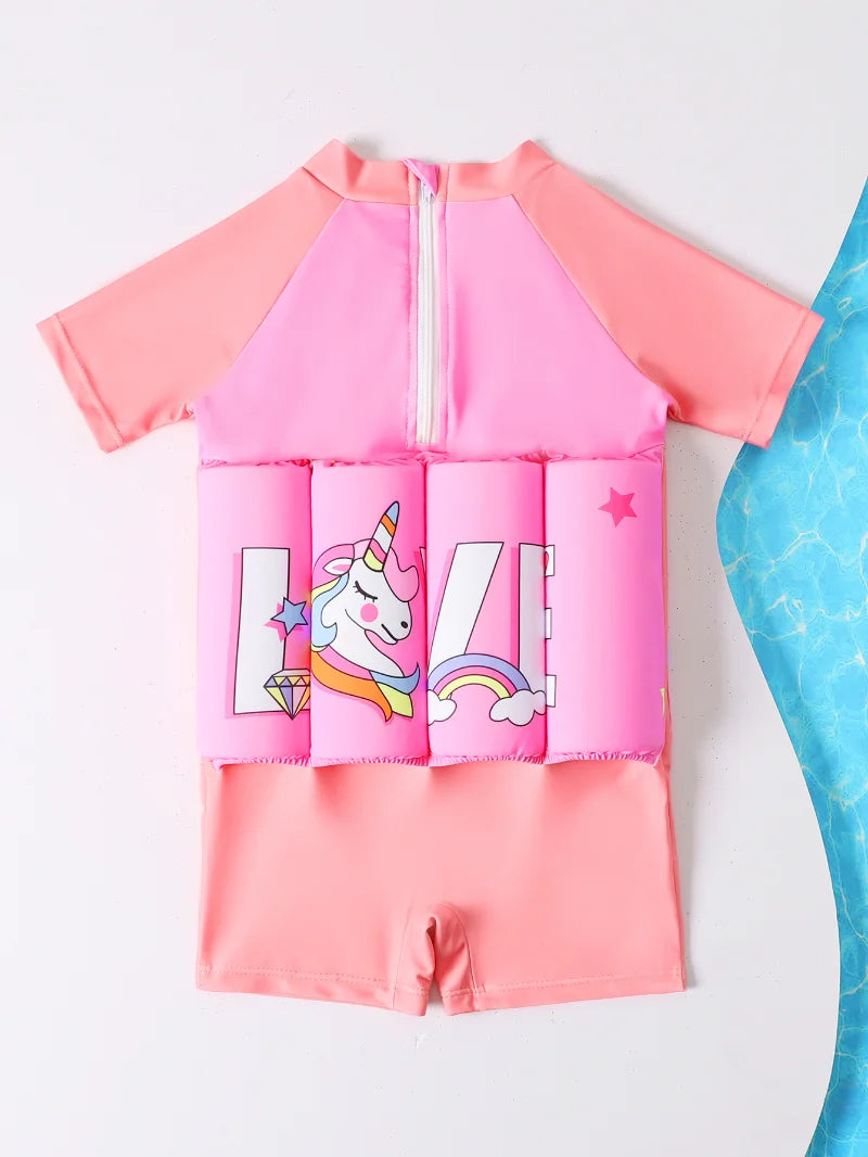 Children's Buoyancy Swimsuit One-piece Swimsuit for Kids Floating