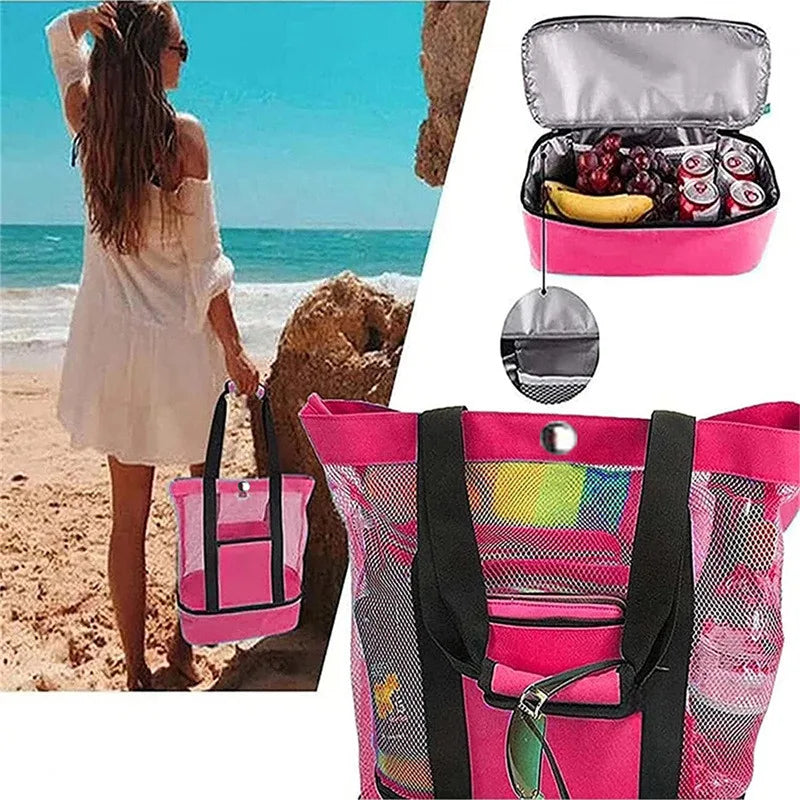 Heat Preservation Picnic Beach Bag – Waterproof & High Capacity Tote