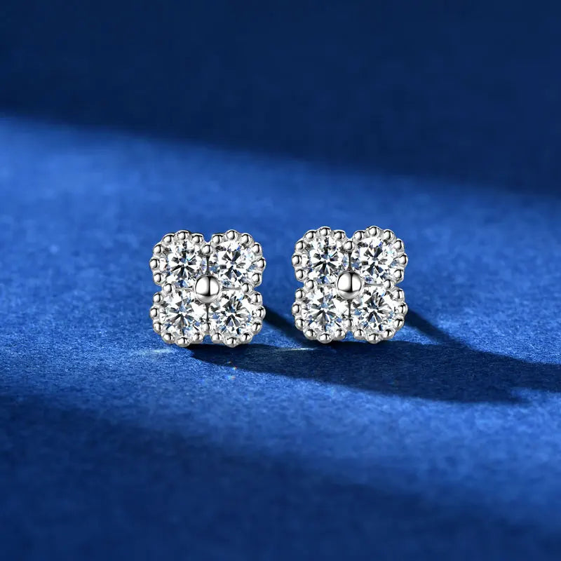 18k Gold Plated 925 Silver 3mm Moissanite Necklace Earrings Bracelet Sets 3 In 1