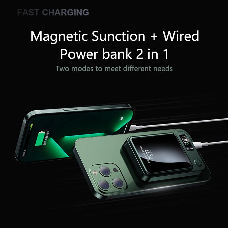 Zenless Power Bank Module Unleash Endless Power with Our Magnetic Wireless Power Bank! 50000mAh ...