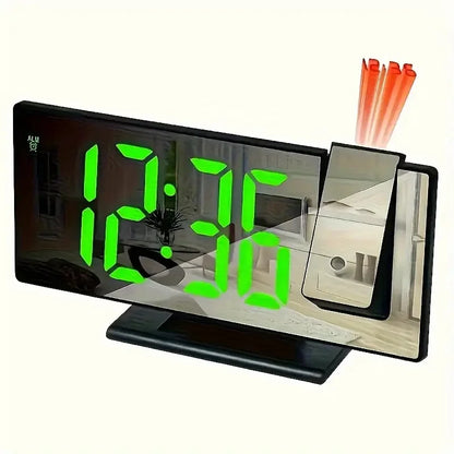 Projection alarm clock  multifunction Intelligent luminous clock Bedroom