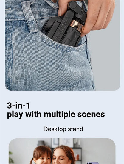 MEUYAG 2026 New Tripod,phone Stand with Bluetooth shutter,Wireless Selfie Stick brackets