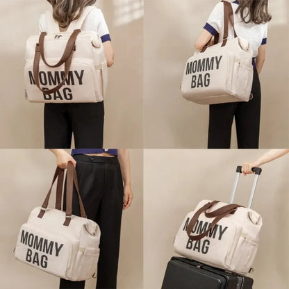 Baby Diaper Bag Three-piece Set Maternity Backpack Handbag