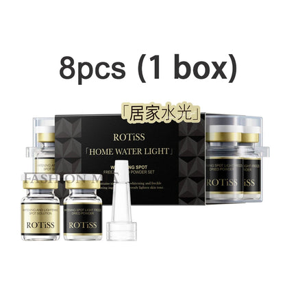 Sérum facial coreano em pó liofilizado com niacinamida e levedura, Pro-Xylane, hidrata, rejuvenesce e remove a melanina.