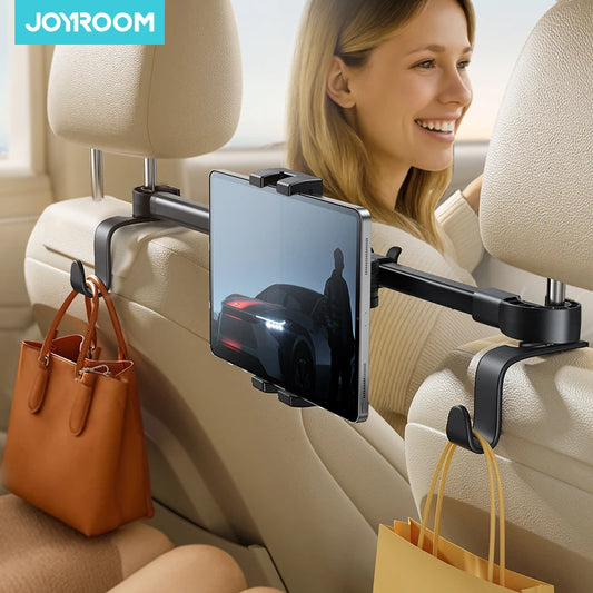 Car Tablet Phone Holder With Extension Arm For 4.7-12.9" Tablet/Phones