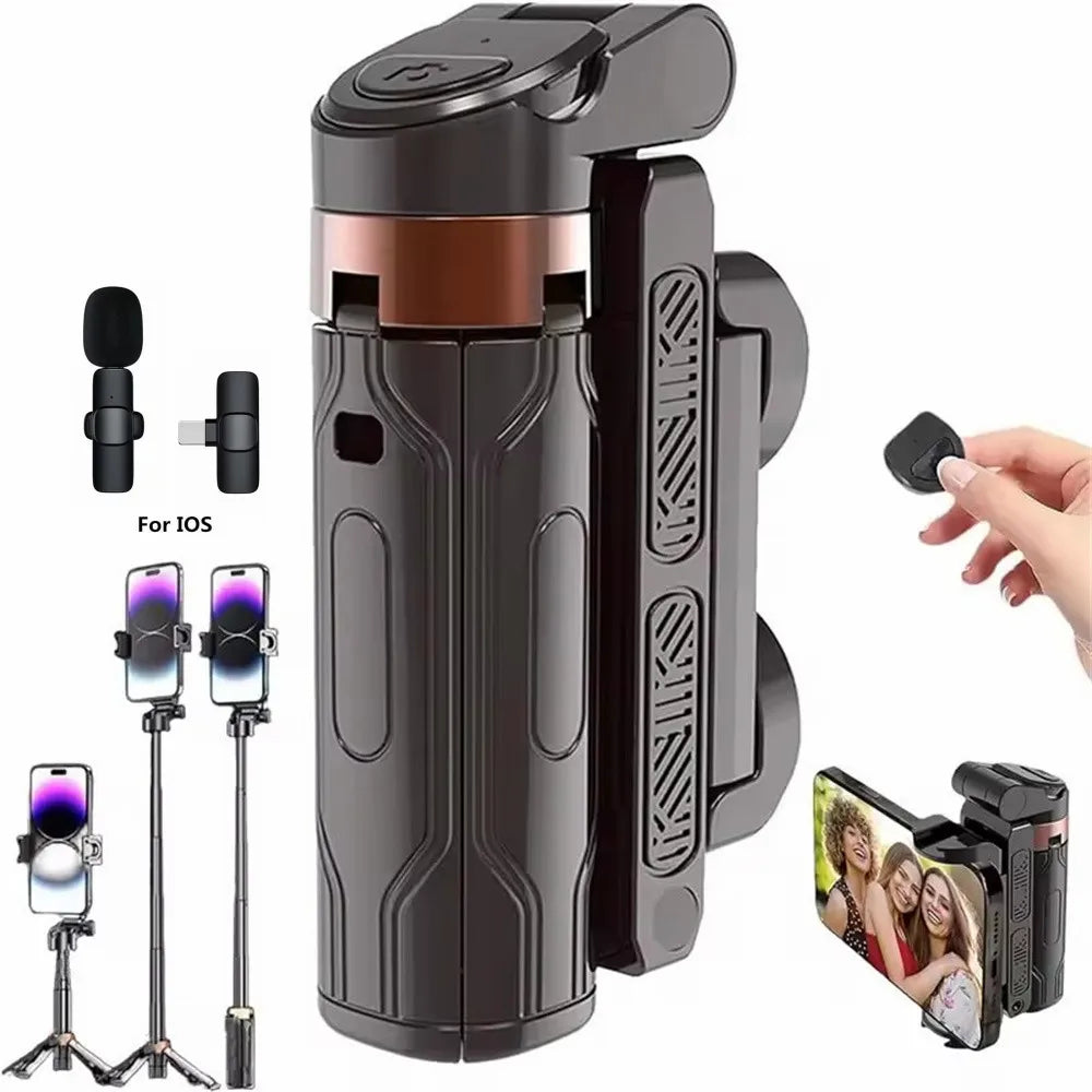 MEUYAG 2026 New Tripod,phone Stand with Bluetooth shutter,Wireless Selfie Stick brackets