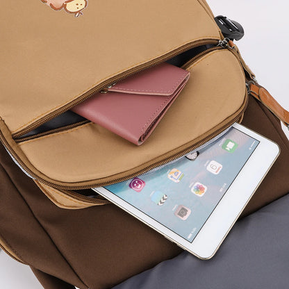 Capybara Backpack for Girls Boys Students Cute Kawaii Large Capacity Bookbag