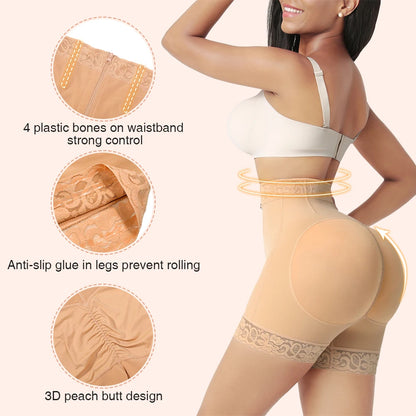 Fajas Colombianas Waist Trainer Butt lifter Body Shapewear Corset Push Up High Waist