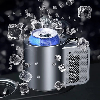 Copo térmico elétrico 2 em 1 para bebidas, café e outras bebidas. Ideal para automóvel, com função de aquecimento e arrefecimento. Perfeito para bebidas com leite.