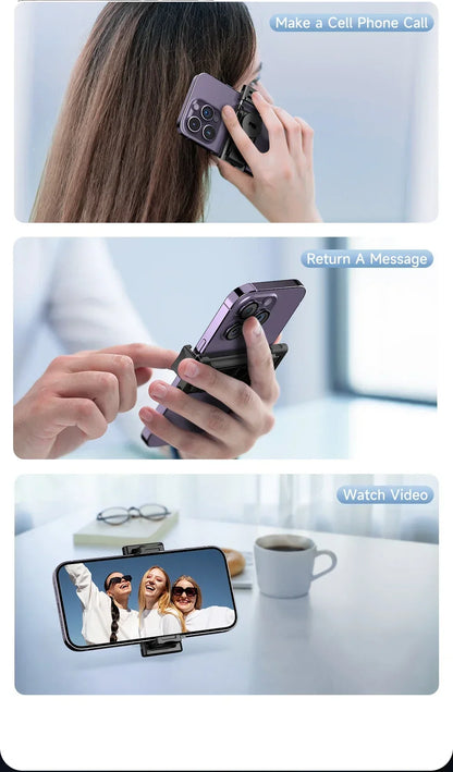VIKEFON Estabilizador de cardán con seguimiento facial automático inteligente 360° Trípode con palo selfi