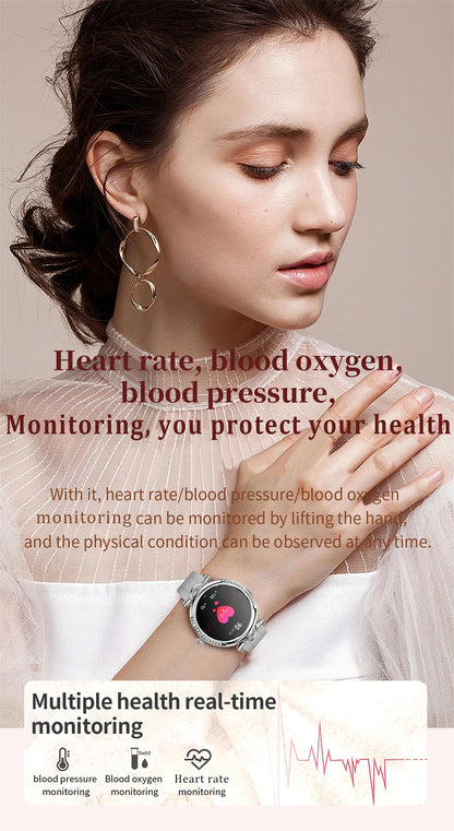 For Xiaomi Android Fashion Women Smart Watch 360*360 HD Screen