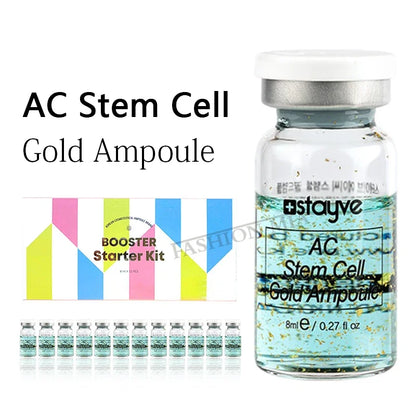 Kit Sérum Facial Branqueador Stayve BB Cream Glow Skin Booster Coreano com Peptídeos