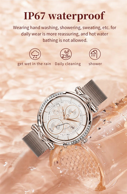 For Xiaomi Android Fashion Women Smart Watch 360*360 HD Screen