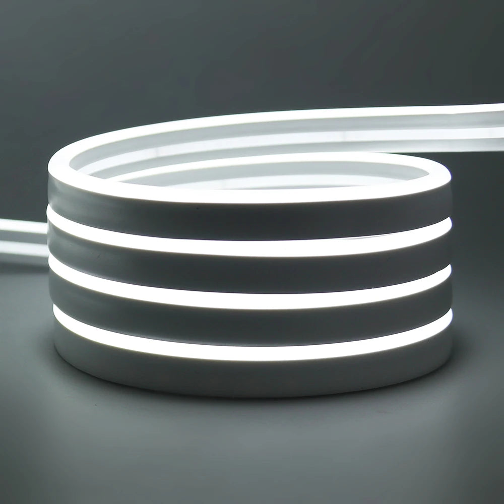Solar LED Neon Strip Light 5m 10m DC 24V 120LED/m 2835 Flexible Lights 6x12mm Waterproofof
