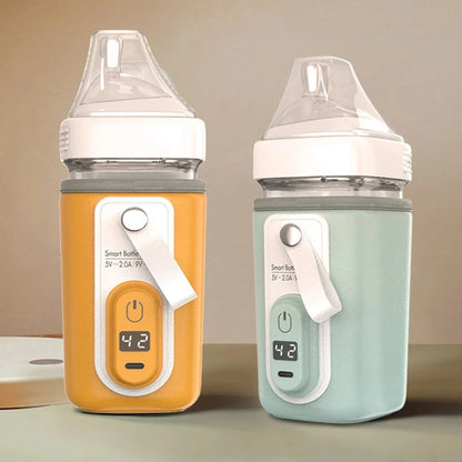 USB Charging Baby Bottle Warmer Bag Insulation Cover Heating Bottle