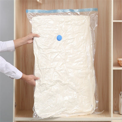 Vacuum Storage Bags With Valve Folding Compressed Space Saving Clothes Storage