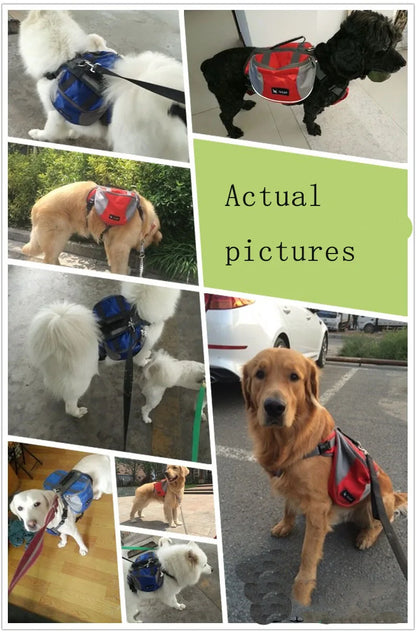 Oxford Fabric Outdoor Dog Backpack: Adventure Awaits!