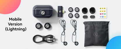 Micrófono de solapa inalámbrico Hollyland Lark M2 para iPhone, cámara, alcance de 300 m