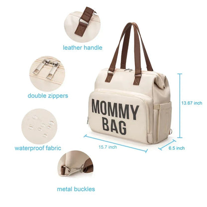 Baby Diaper Bag Three-piece Set Maternity Backpack Handbag