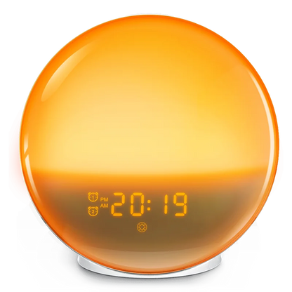 Sunrise Alarm Clock Wake Up Light Clock Sunrise/Sunset Simulation Digital Clock