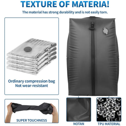Bolsas de compresión al vacío para exteriores, bolsas de almacenamiento de ropa para camping y viajes, ligeras, etc.