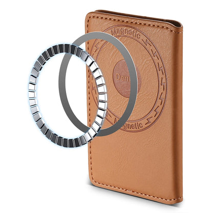 Wallet Case for Magsafe Leather Magnetic Bag Card Holder